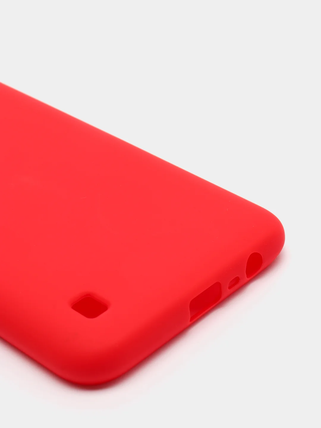 Красный чехол силиконовый на REALME 8/8pro/8i/C21/C21Y/C3/C11(2021)