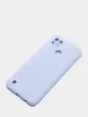 Сиреневый чехол силиконовый на REALME 8/8pro/8i/C21/C21Y/C3/C11(2021)