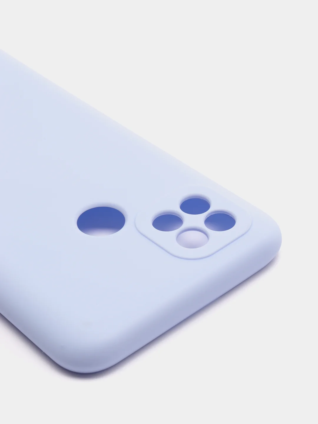 Сиреневый чехол силиконовый на REALME 8/8pro/8i/C21/C21Y/C3/C11(2021)
