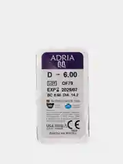 Контактные линзы Adria O2O2 (2 линзы) 8,6/ 14,2/ (-1,00) - (-10,00)