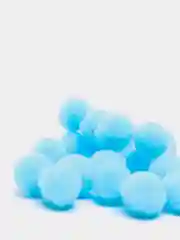 Голубой помпоны Premium 1 см (20 шт)