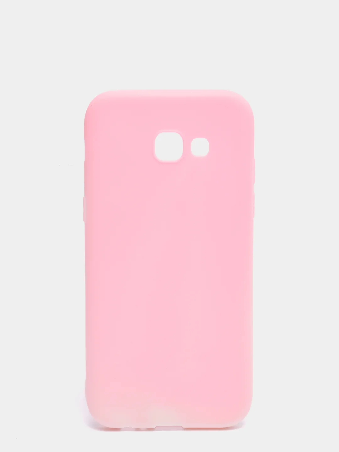 Розовый чехол Samsung Galaxy A5 2017 (A520), Самсунг Галакси А5 (А520) силиконовый цветной матовый
