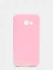 Розовый чехол Samsung Galaxy A5 2017 (A520), Самсунг Галакси А5 (А520) силиконовый цветной матовый