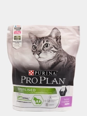 Корм PRO PLAN  для стерилизованных кошек, с индейкой, 400 г