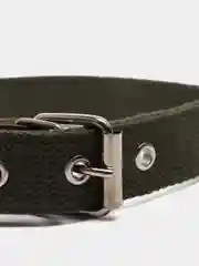 Ошейник брезентовый для собак "Strong Dog", двойной брезент, длина 56 см, ширина 25 мм
