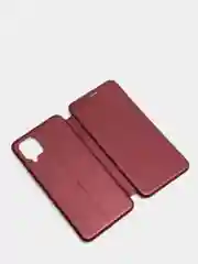 Багровый чехол-книжка Samsung Galaxy A12 / M12 (Самсунг галакси А12 / М12)