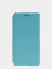 Голубой чехол-книжка для Realme C21 / C21Y