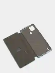 Голубой чехол-книжка для Realme C21 / C21Y