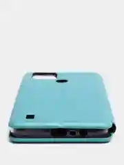 Голубой чехол-книжка для Realme C21 / C21Y