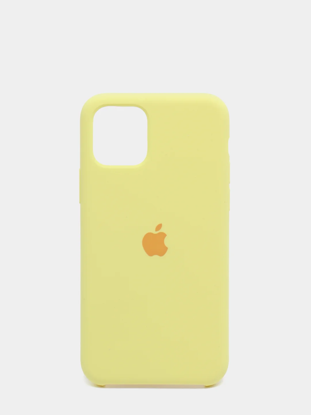 Желтый силиконовый чехол для Айфон 6/6s, 7/8, 7+/8+, X/Xs, Xr, 11, 11Pro, 11ProMax