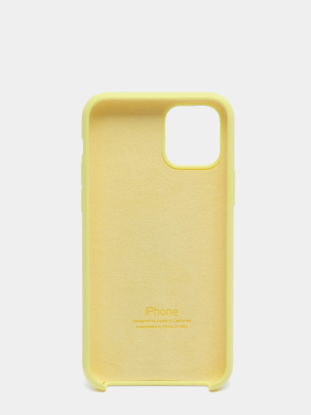 Желтый силиконовый чехол для Айфон 6/6s, 7/8, 7+/8+, X/Xs, Xr, 11, 11Pro, 11ProMax