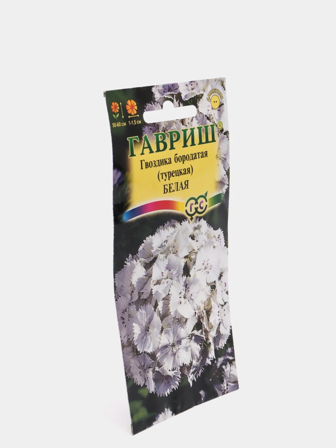 Гвоздика "Турецкая белая", семена, цветы