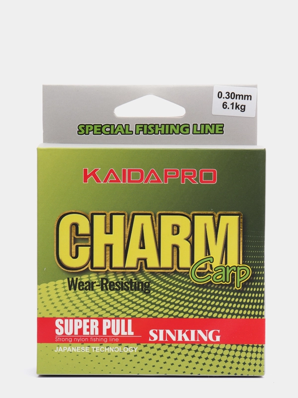 Леска 300м CHARM 0,25мм Carp KAIDAPRO двухцветная рыболовная, т.ж. для плетения
