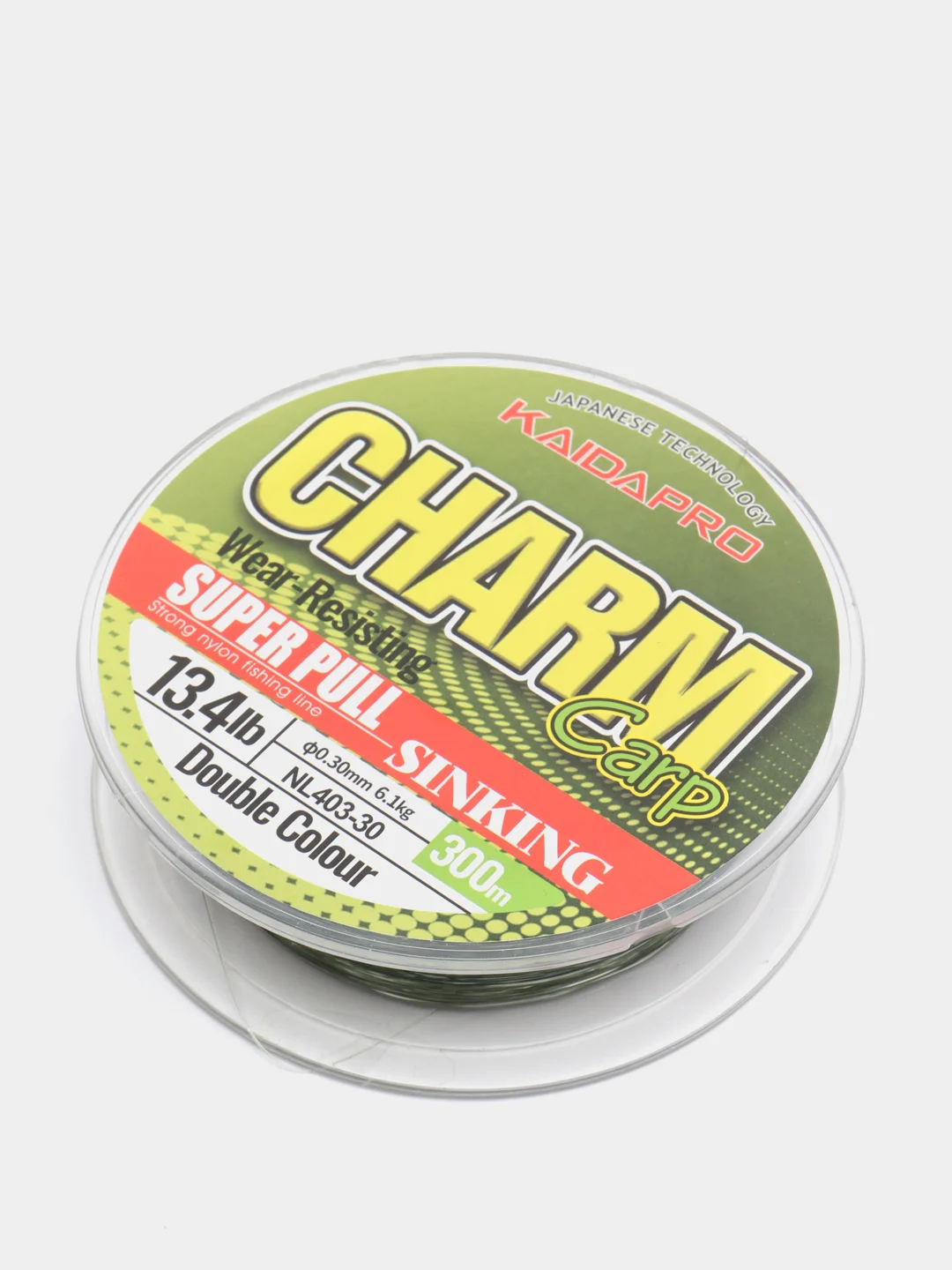 Леска 300м CHARM 0,25мм Carp KAIDAPRO двухцветная рыболовная, т.ж. для плетения