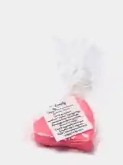 Пена для ванны твердая "Сердце" с ароматом клубники