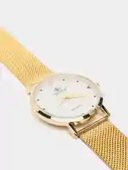 Желтый часы женские, наручные, кварцевые