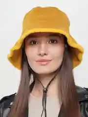 Желтый панама двусторонняя, теплая