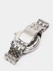 Серебряный мужские наручные кварцевые часы