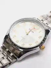 Серебряный мужские наручные кварцевые часы