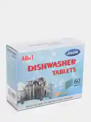 Таблетки для посудомоечных машин All in 1 "Antella", 60 штук