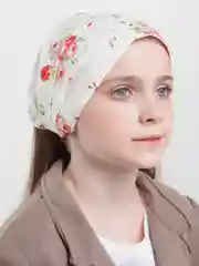 Косынка на резинке "Розочки", хлопок