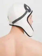 Алый шапка для бани и сауны, из войлока