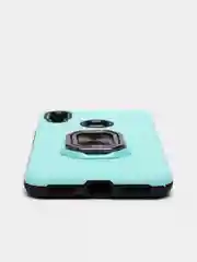 Бирюзовый чехол Honor 8A / 8A Prime / Huawei Y6 2019 / Y6 Prime 2019, с металлическим кольцом