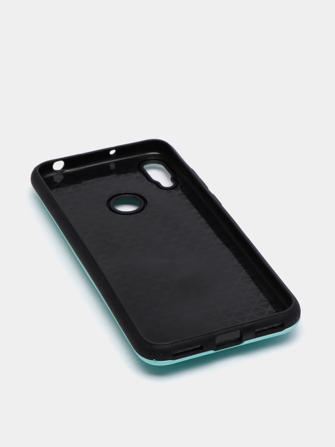 Бирюзовый чехол Honor 8A / 8A Prime / Huawei Y6 2019 / Y6 Prime 2019, с металлическим кольцом