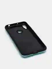 Бирюзовый чехол Honor 8A / 8A Prime / Huawei Y6 2019 / Y6 Prime 2019, с металлическим кольцом