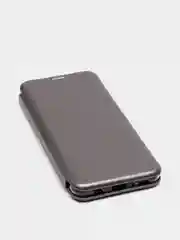 Серебряный чехол книжка на Samsung Galaxy A31, Самсунг Галакси А31
