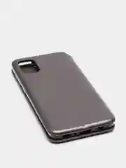 Серебряный чехол книжка на Samsung Galaxy A31, Самсунг Галакси А31