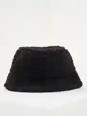 Черный панама меховая (теплая) / шапка