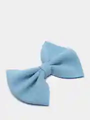 Лазурный бант, без заколки и резинки