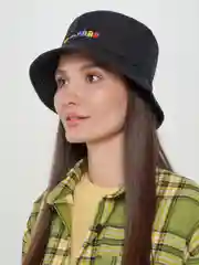 Черный панама "Пакман"