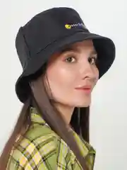Черный панама "Пакман"