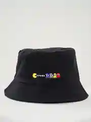 Черный панама "Пакман"