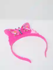 Розовый ободок с подсветкой