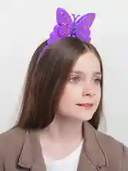 Фиолетовый ободок с подсветкой