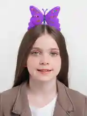 Фиолетовый ободок с подсветкой