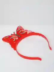 Красный ободок с подсветкой