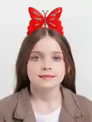 Красный ободок с подсветкой