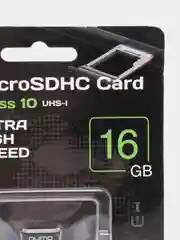Карта памяти QUMO micro SD, разный объем памяти, UHS-1, Class 10