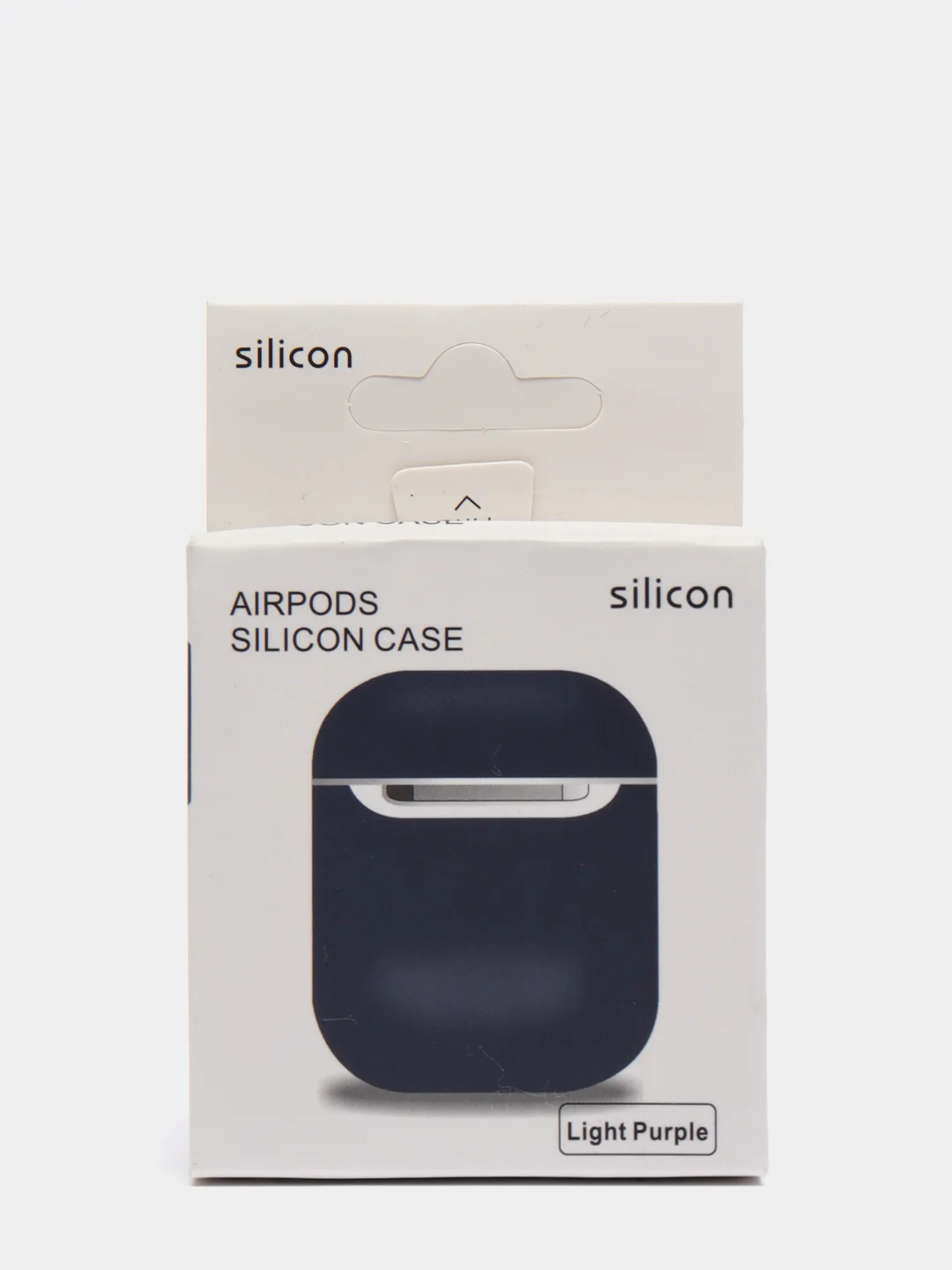 Темно-синий чехол для Airpods 2, Airpods 1, силикон