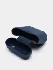 Темно-синий чехол для Airpods 2, Airpods 1, силикон