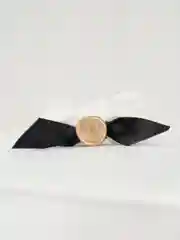 Белый резинка для волос
