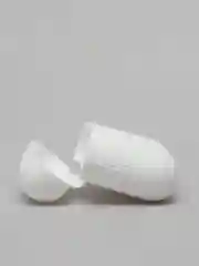 Белый чехол для Airpods 2, Airpods 1, силикон