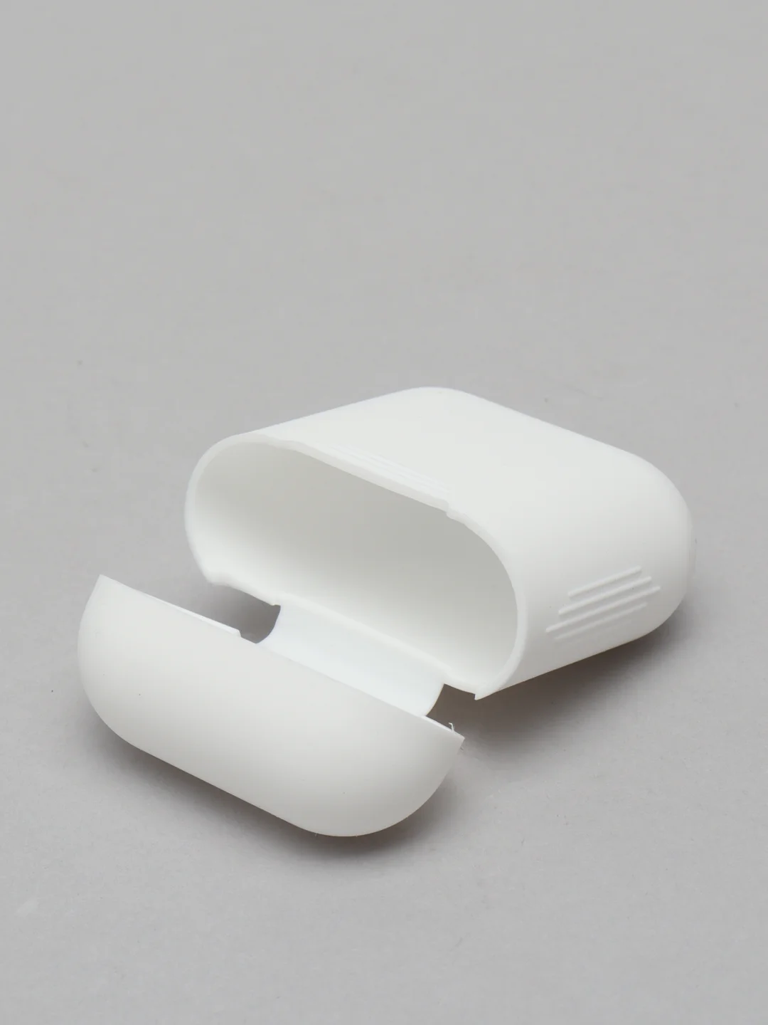 Белый чехол для Airpods 2, Airpods 1, силикон
