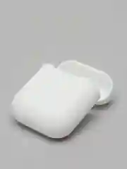 Белый чехол для Airpods 2, Airpods 1, силикон