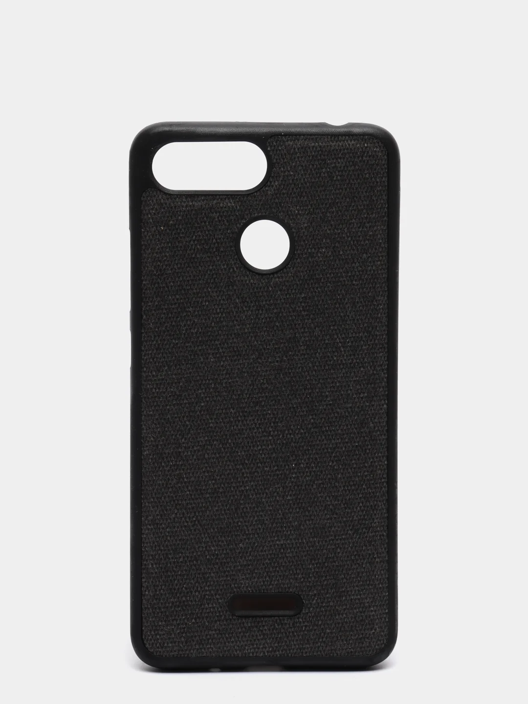 Черный чехол джинсовый для Xiaomi Redmi Go/A2 Lite/4X/5/5+/6/6A/6 Pro/7/7A/Poco F1