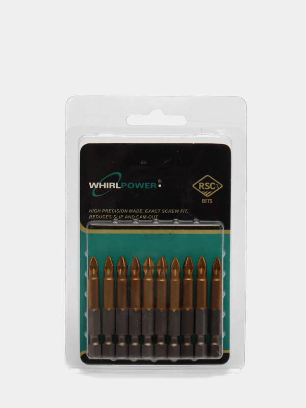 Бита 1/4" РН 50мм, Philips, сталь S2, RSC технология, 10 штук